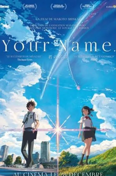 affiche du film Your name.